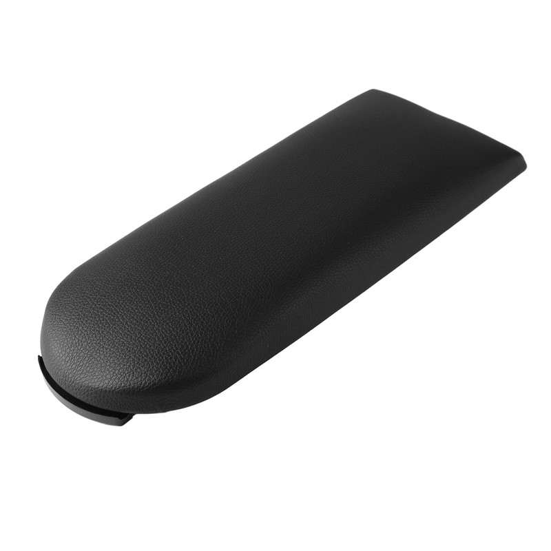 Center Console Armrest Cover PU Leather Black Armrest Protector Lid