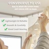 YOFASEN Curtain Hooks Plastic White - Premium & Heavy Duty