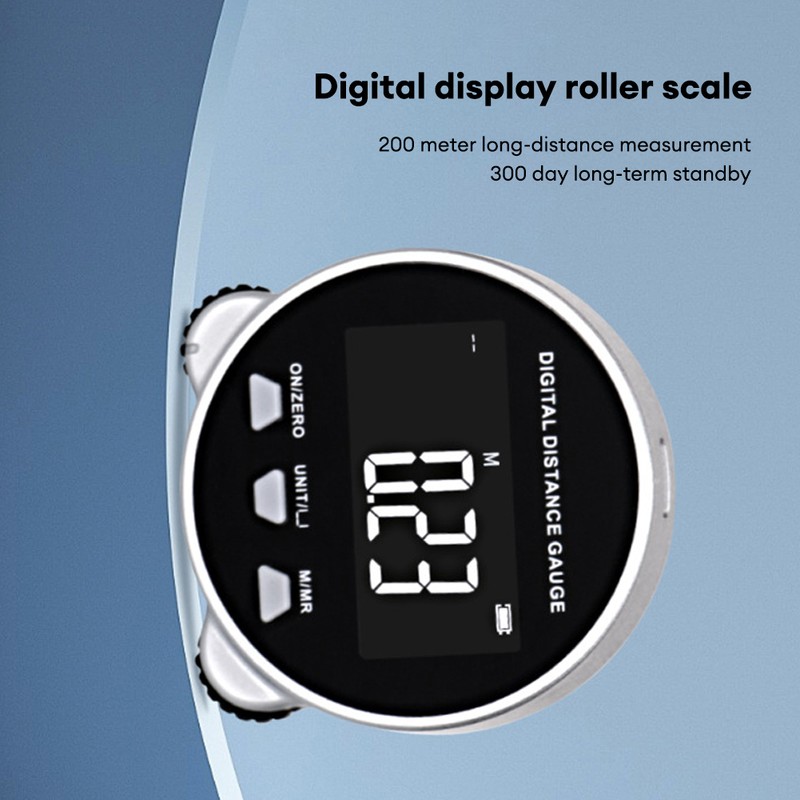 RTO05106 LCD Display Range Finder Digital Display Roller Ruler 199.999m