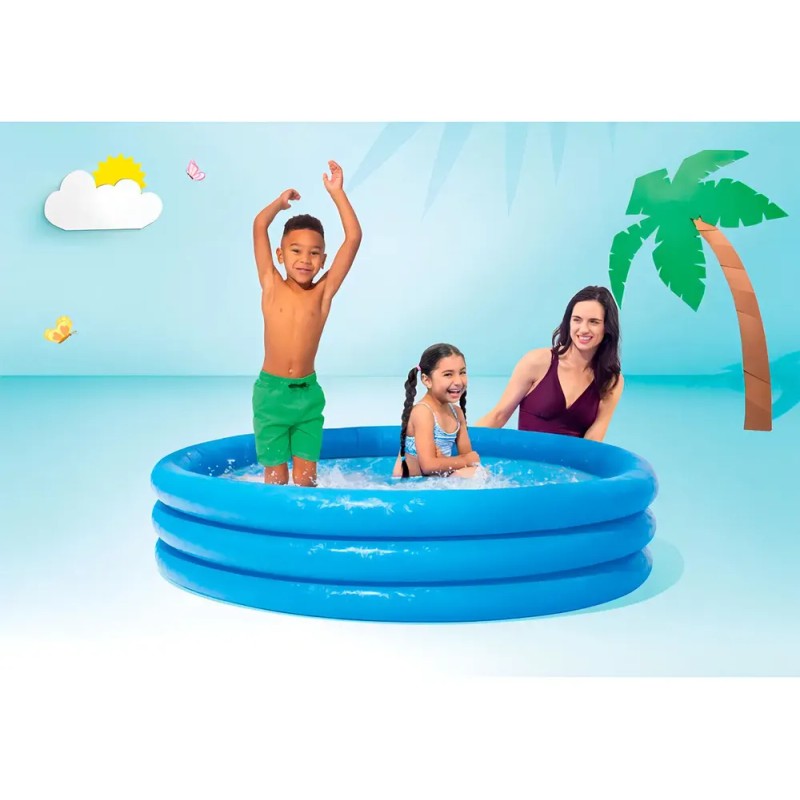 Alberca inflable redonda Intex Crystal Blue 58426 de 1.47m x