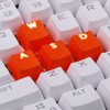 Honbay 9 Orange PBT Keys Backlit Translucent Keycaps for Mechanical