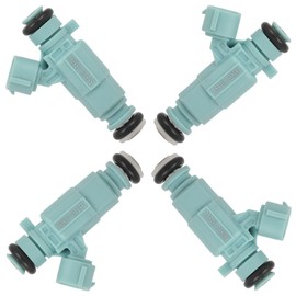 FJ1012 ANGLEWIDE 12 Holes Fuel Injector Automotive Engine Compatible with 2006-2012 for Hyundai for Elantra,2010-2011 for Kia for Soul,2007-2009 for Kia for Spectra 4Pcs