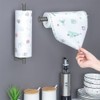 Grey Paper Towel Holder Under Cabinet Wall Mount