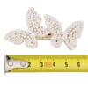 Campanula 327 Pearl Butterfly Barrette, Small, 1 Piece, Storage Bag
