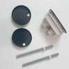WinZo Toilet Square Dual Flush Button with Toilet Seat Bolts