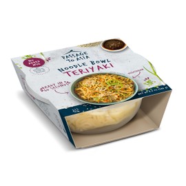 Passage to Asia Instant Noodles - Teriyaki Noodle Bowl - Vegetarian Hokkien Asian Noodles - Microwaveable Meal Ready in 60 Seconds - 1 pack