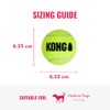 Kong Squeakair Balls, Color Amarillo, Mediano, Paquete de 6 Piezas