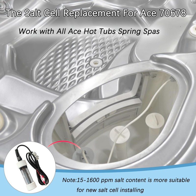 Dicsley The Salt Cell Replacement for Hot Spring ACE 76078,
