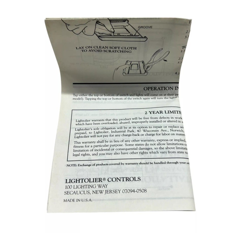 Lightolier Controls MPR-3 Neptune Momentum Preset Remote Dimmer - Ivory