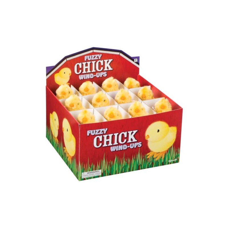 Toysmith Fuzzy Chick Wind Up Toy