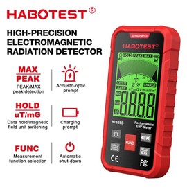 HABOTEST HT628A 628B 전자기 방사선 무선 테스터 휴대용 주파수 [HT628A] HABOTEST HT628A 628B Electromagnetic Radiation Wireless Tester Portable Frequency [HT628A]
