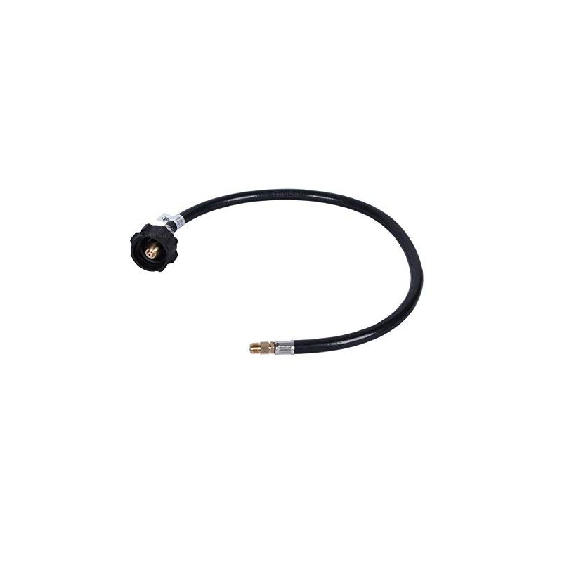 GasSaf 2FT RV Pigtail Propane Hose QCC1 Connector with Acme