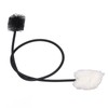 Saxophone Neck Cleaning Brush 50cm Bendable Metal Cotton Thread and