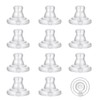 Clear Silicone Earring Backs for Droopy Ears & Studs with