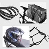 HOOPOE Bicycle Luggage Rack Tie Down Straps 5 Pack Rubber