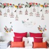 DaraBaby Vinil Decorativo Hogar Ramas Jaulas Retro Sala Habitación