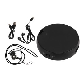 Magnetic Voice Recorder DSP Noise Reduction Long Recording Time Timestamp MP3 Player for Lectures Meetings Interviews 64GB; 1000H Recording