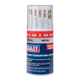 Sealey HSS Titanium Drill Bit Set 11pc - AK5701