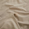 LOVQUE 100% Washed Cotton Duvet Cover Set, Linen Like Natural