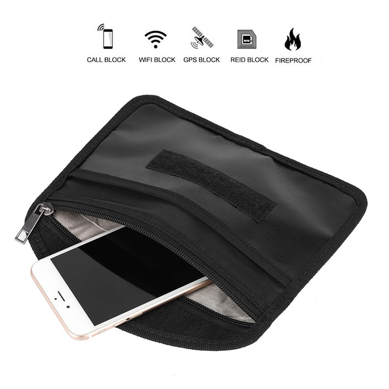 Fireproof Phone Digital Product Storage Bag, High Temperature Resistant Briefcase