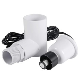 SS2 Float Switch L Shape Safe-T-Switch for HVAC Drain Pan Condensate Outlet, AC Pan Float Switch Detects Clogged AC Condensate Drain and Shut Off System