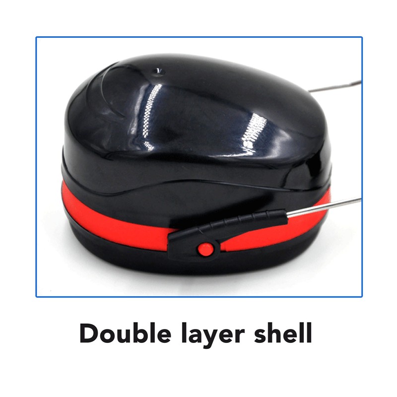 Hard Hat Earmuffs Noise Blocking Hearing Protection Adjustable Helmet Ear