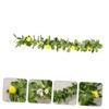 Abaodam Lemon Cane Eucalyptus Garland With Flowers Berry Wreath Wedding