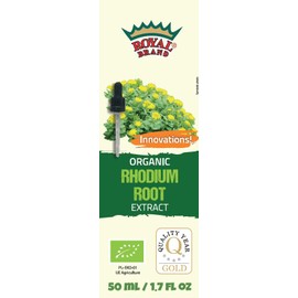 Royal Brand Organic Rhodiola Rosea Root Extract, Organic, Liquid Tincture, 50 ml, UE Agriculture Certified