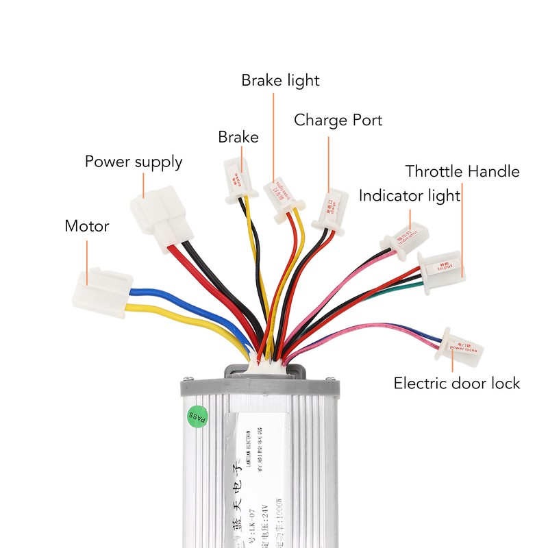 Electric Bike Speed Controller 24V 1000W Brushed Electric Bike Conversion