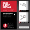 Kwikset Halifax Dummy Door Handle, Single Sided Lever for Closets,