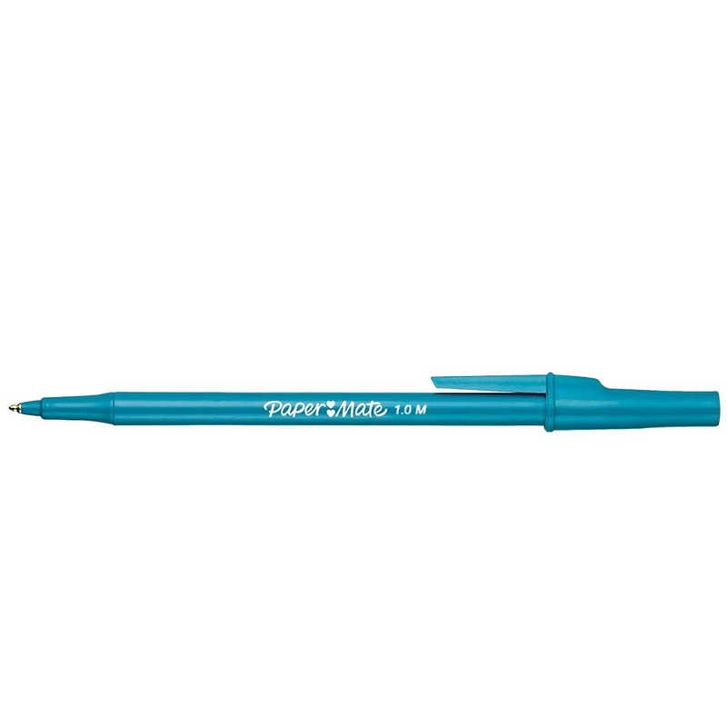 16 x Papermate Write Bros Classic Ballpoint Stick Pen, 1.0mm