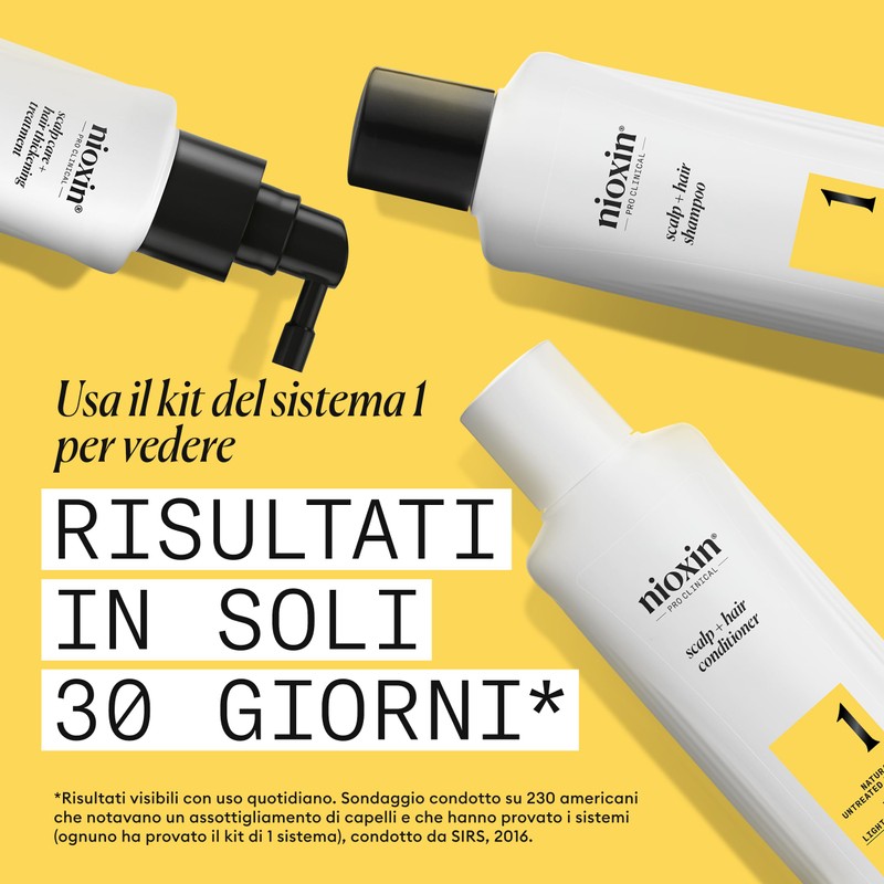 Nioxin Sistema 1 Scalp + Hair Shampoo 300ml - Shampoo