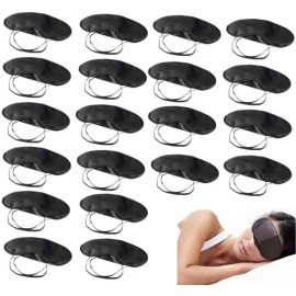 Antifaz para Dormir Modavela Negro Poliéster Ajustable 20 Unidades                                                                                    