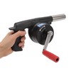 Hand Crank BBQ Blower Lightweight Portable ABS Barbecue Fan for