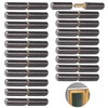 20 Pack Weld On Barrel Hinges 3 inch, Carbon Steel