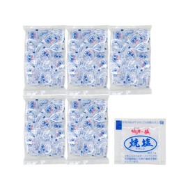 Hakata Salt Grilled Salt (0.04 oz (1 g) x 500 Bags), Small Bag, Salt, Seasoning, Outdoor, Takeout