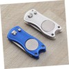 Sosoport 3pcs Golf Equipment Divot Repair Tool Ball Marker Stainless