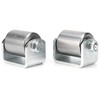 2 Steel Micro Rollers, 2 Inches Roller Heavy Duty Steel
