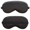 Generic Black Silk Eye Mask | Sleep Eyeshade | Blackout