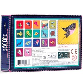 eeBoo Little Sea Life Memory & Matching Game, Ages 3+, 1-4 Players | Introduces whales, jellyfish & marine life. Sharpens recognition, concentration &