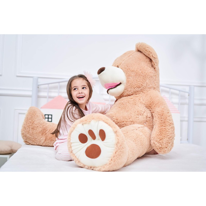 IKASA Giant Teddy Bear Plush Toy Stuffed Animals (Brown, 63