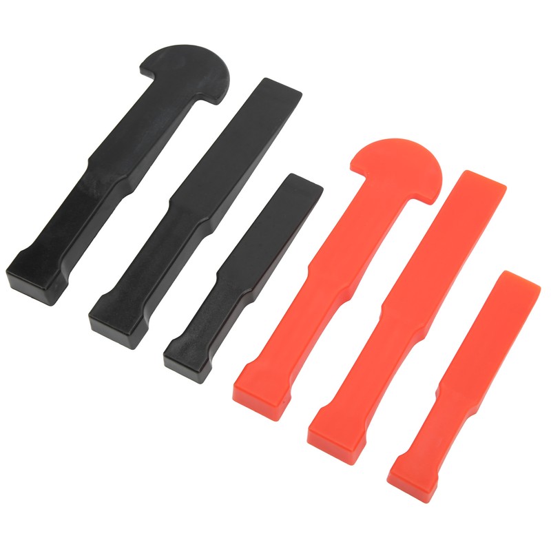 6pcs Non Marring Pry Bar Set Universal ABS Multi Wedge