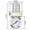 TAILONZ PNEUMATIC 1/4 Inch NPT Air-Compressor Accessories Pressure Regulator for