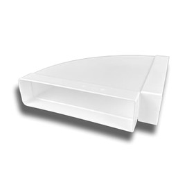 K-TECH-PRO 90° bend duct bend horizontal exhaust air supply air ventilation system 125 (220 x 55)
