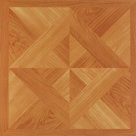 Ben&Jonah Park Avenue Collection Nexus Classic Light Oak Diamond Parquet 12 Inch x 12 Inch Self Adhesive Vinyl Floor Tile #202-20 Tiles