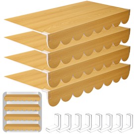 Calmbee 4PCS 16 x 36 Inch Wire Rack Cover, Moisture-Resistant for Wire Shelf Cover, Removable Closet Shelf Liner, Universal Fit for Kitchen, Bathroom, Pantry Shelving