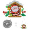 MWOOT DIY Christmas Diamond Art Painting Pendant, Santa Claus 5D
