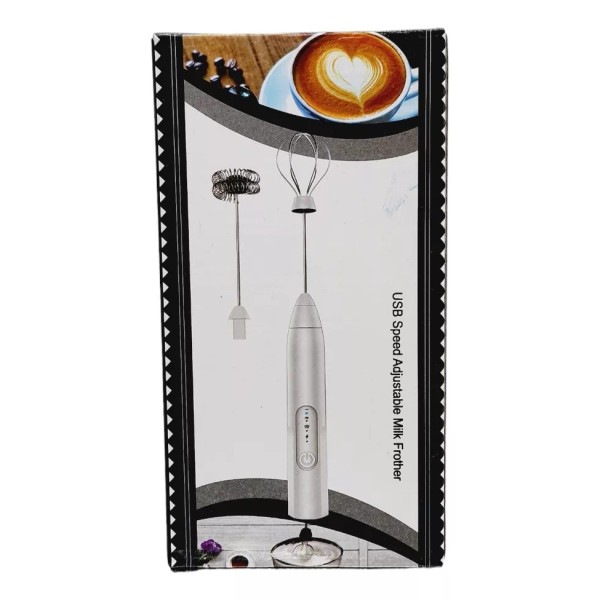 Latte Espumador De Leche Agitador Mano Recargable Usb Café Latte