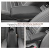 SKTU Armrest Cover Compatible with Dacia Sandero III Stepway Jogger