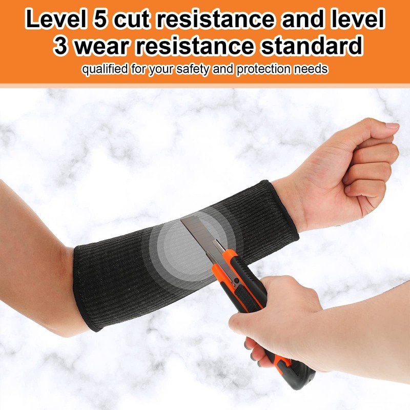 Neer 4 Pair Protective Arm Sleeves for Thin Skin Anti-Cut